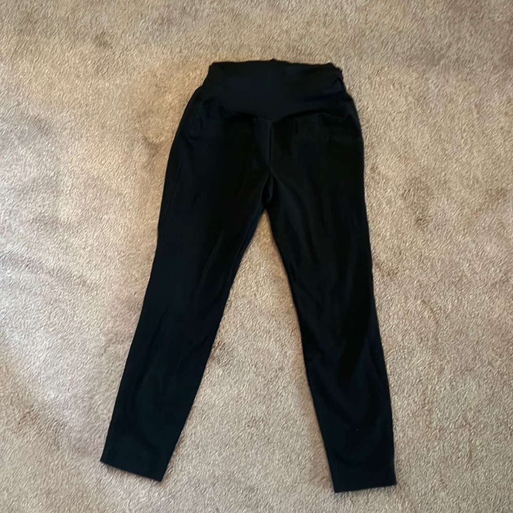 Maternity black  dress pants. Skinny ankle from Gap